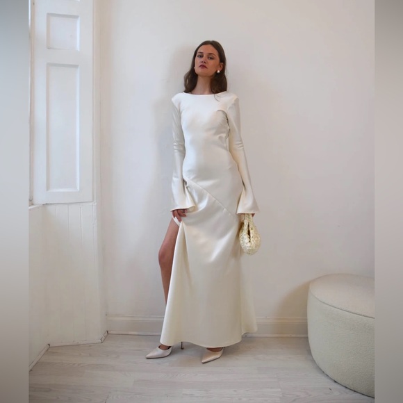 Olivia Rose the Label Eden Dress in Champagne - Picture 7 of 12